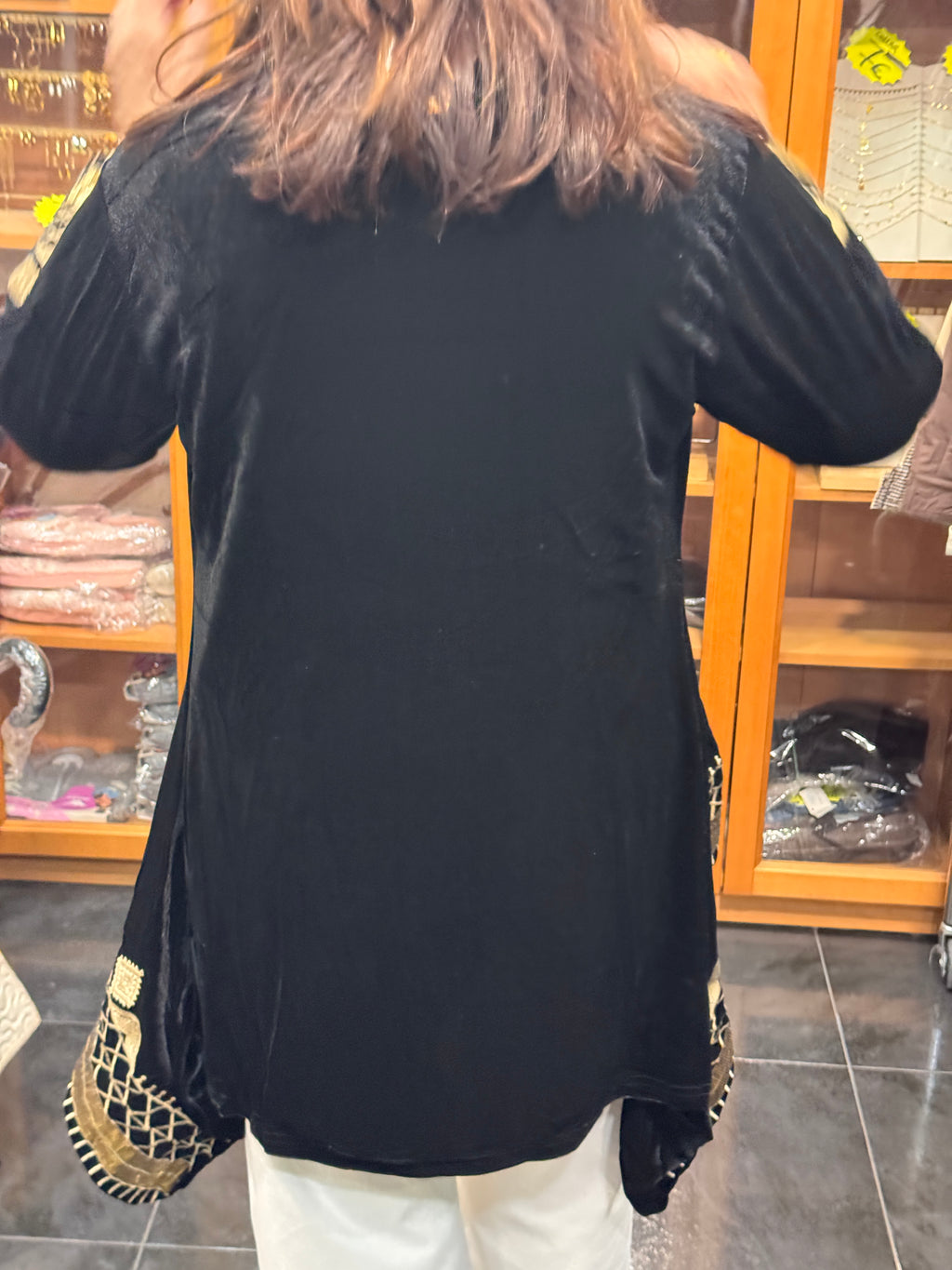 Chaqueta Kimono de Terciopelo