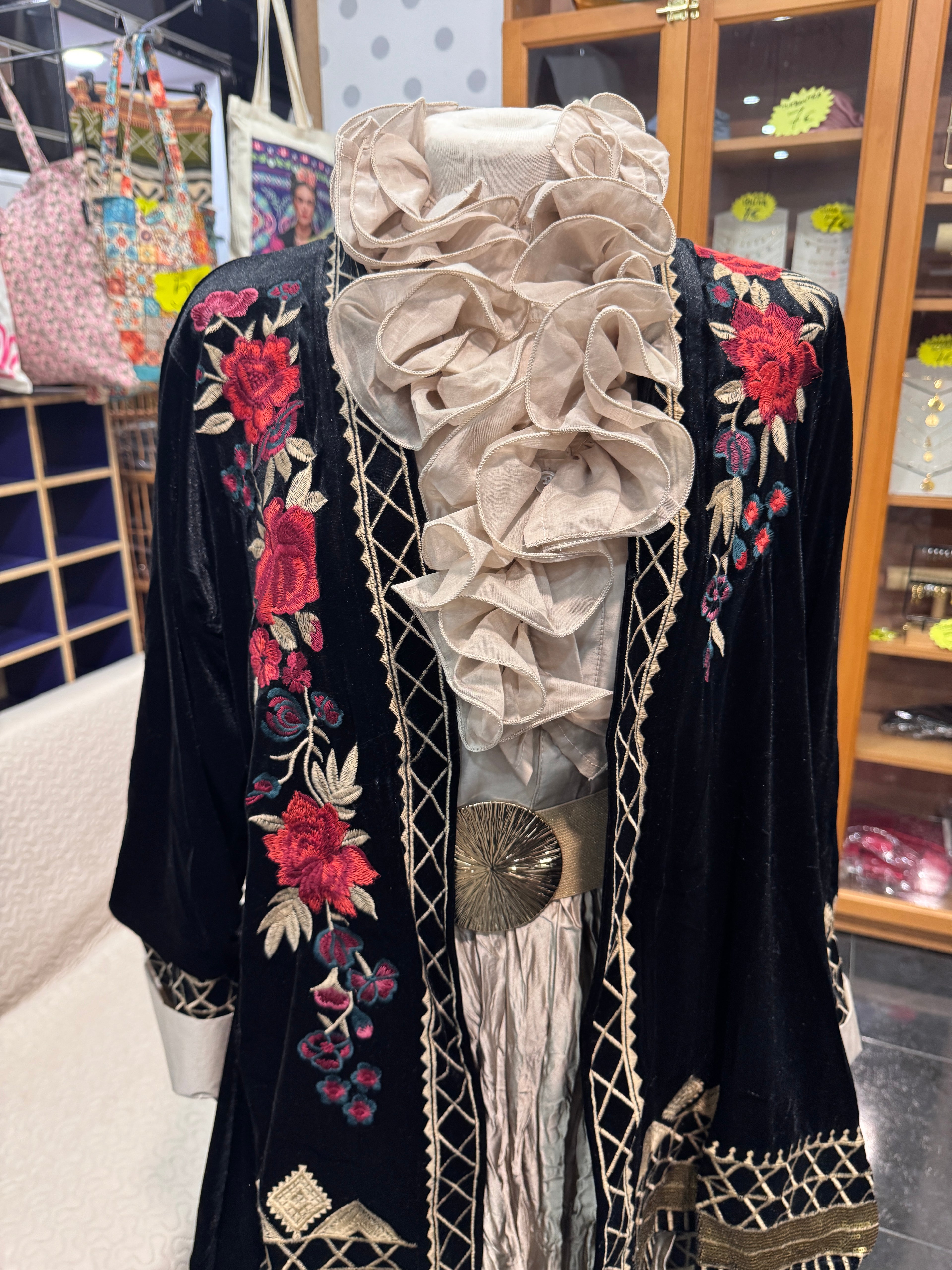 Chaqueta Kimono de Terciopelo