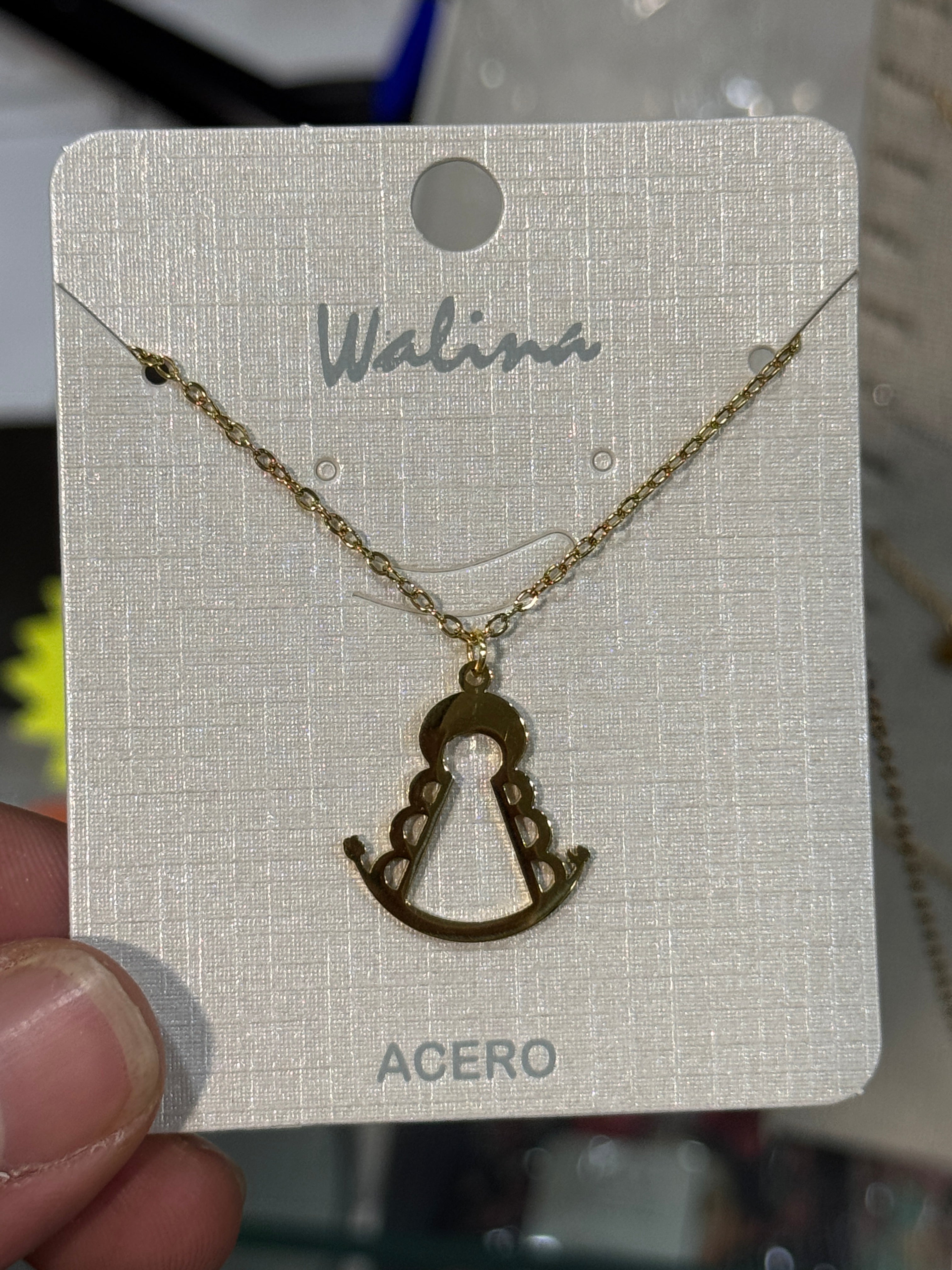 Collar Dorado Virgen